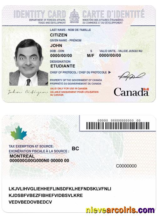 Canada Identity card